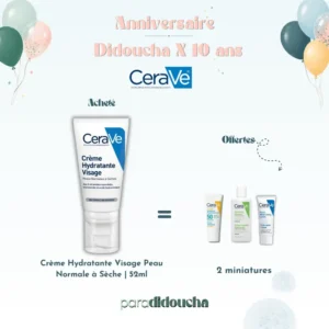 Crème Hydratante Visage Peau Normale à Sèche 52ml