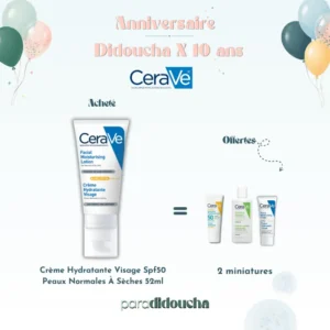 Crème Hydratante Visage Spf50 Peaux Normales À Sèches 52ml