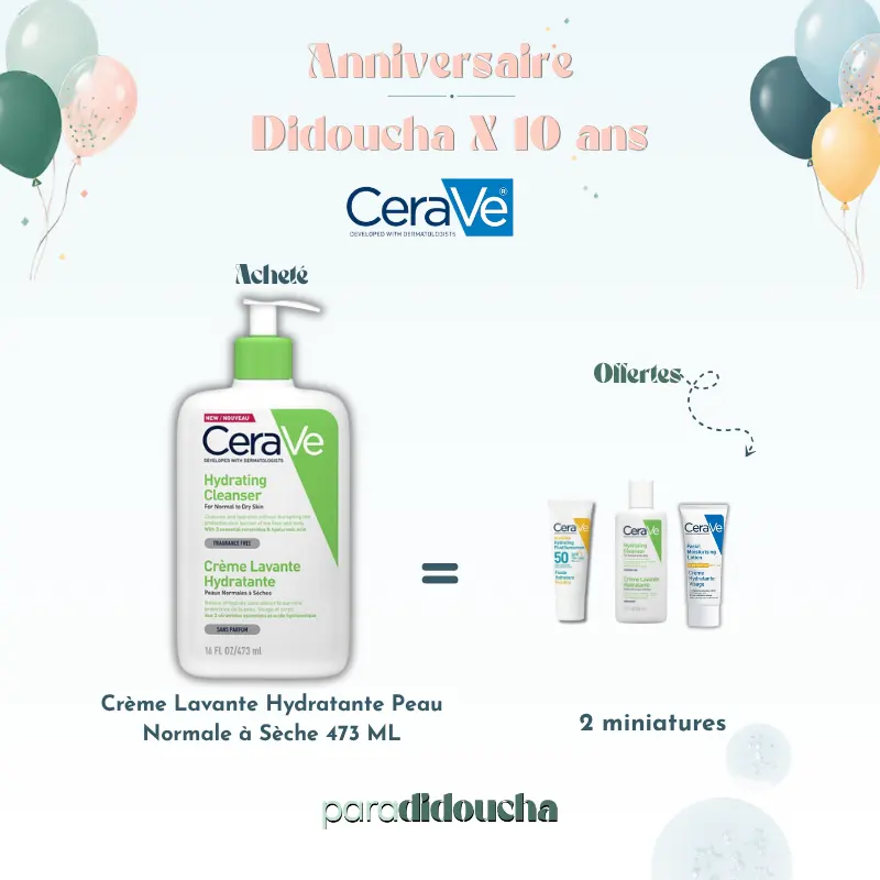 Crème Lavante Hydratante Peau Normale à Sèche 473 ML