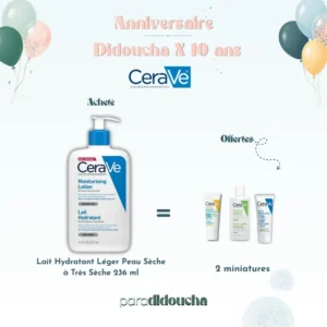 Lait Hydratant Léger Peau Sèche à Très Sèche 236 ml