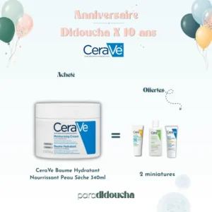 CeraVe Baume Hydratant Nourrissant Peau Sèche 340ml 2 miniatures