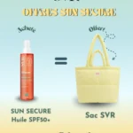SVR SUN sécure HUILE Sèche Biodégradable SPF50+ 200ml + Sac Offert