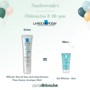 Effaclar Duo+M Soin Anti-Imperfections Peau Grasse Acnéique 50ml