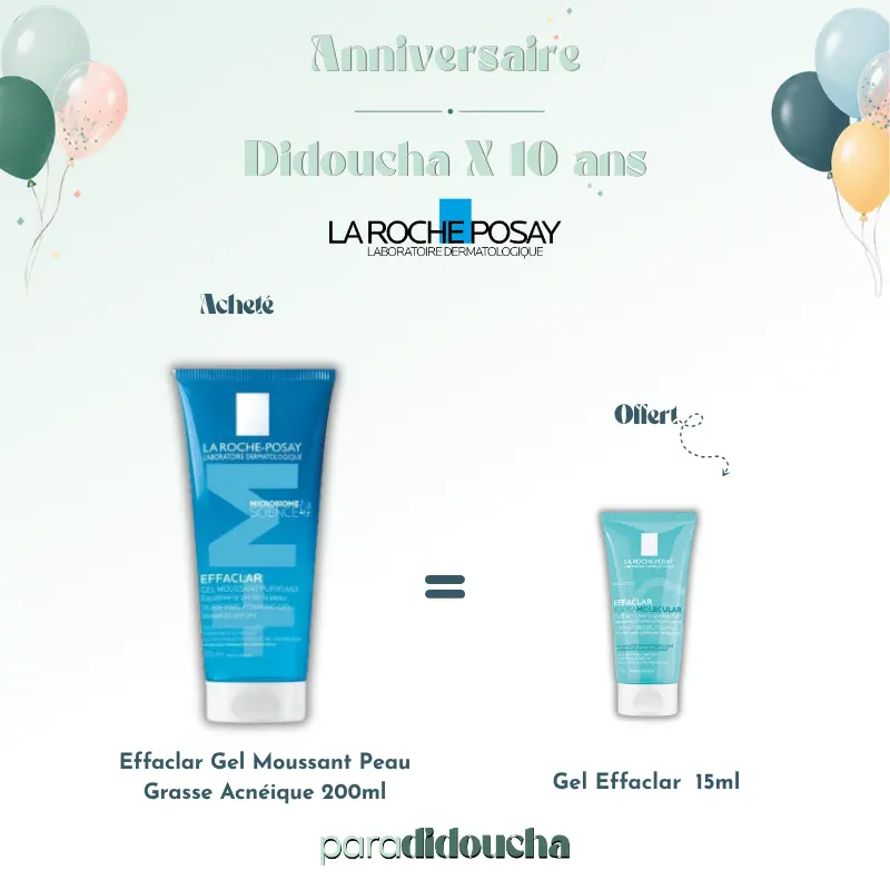 Effaclar Gel Moussant Peau Grasse Acnéique 200ml