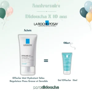 Effaclar Mat Hydratant Sébo-Régulateur Peau Grasse et Sensible