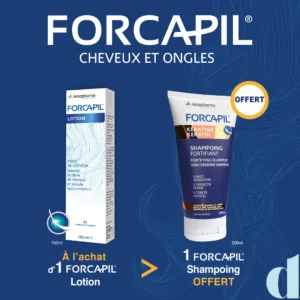 FORCAPIL Pack Lotion Anti-chute + Shampooing Offert