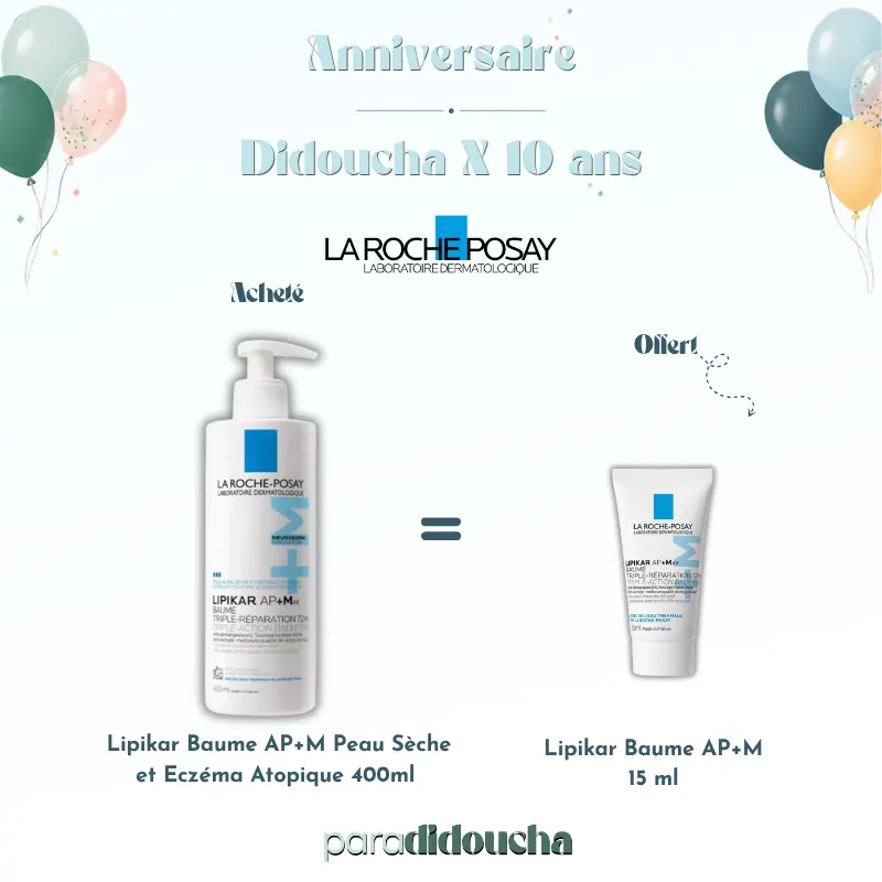Lipikar Baume AP+M Peau Sèche et Eczéma Atopique 400ml