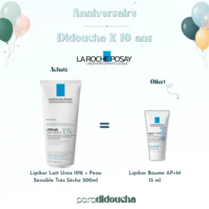 Lipikar Lait Urea 10% + Peau Sensible Très Sèche 200ml