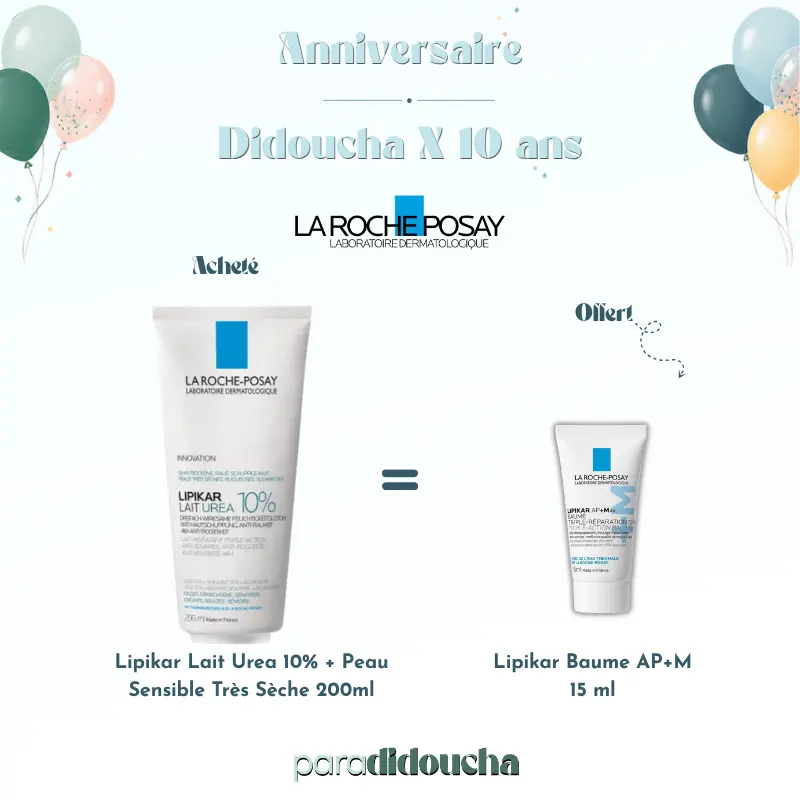 Lipikar Lait Urea 10% + Peau Sensible Très Sèche 200ml
