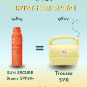 SVR SUN SECURE BRUME BIODE SPF50+ 200ml + Trousse Offert