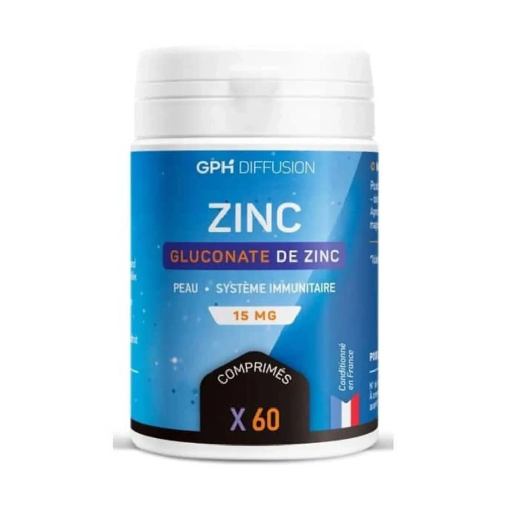 GPH diffusion Gluconate de Zinc 60 Comprimés