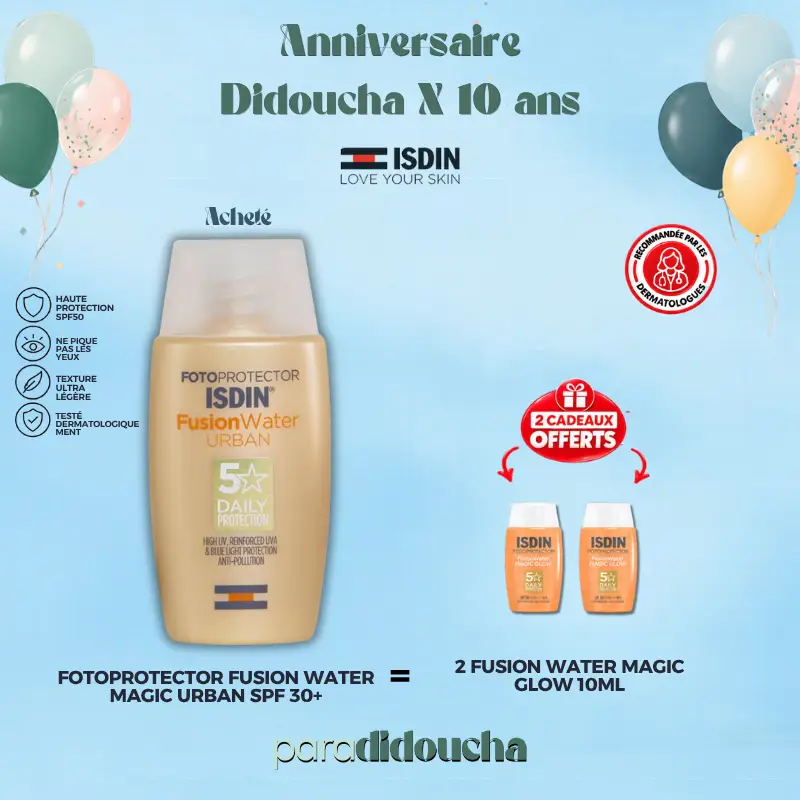 Fotoprotector Fusion Water Magic Urban SPF 30+