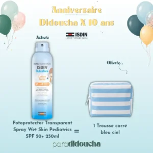 Fotoprotector Transparent Spray Wet Skin Pediatrics SPF 50+ 250ml