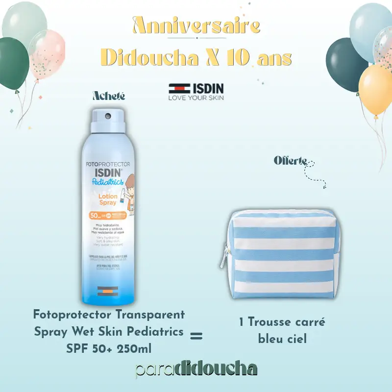Fotoprotector Transparent Spray Wet Skin Pediatrics SPF 50+ 250ml