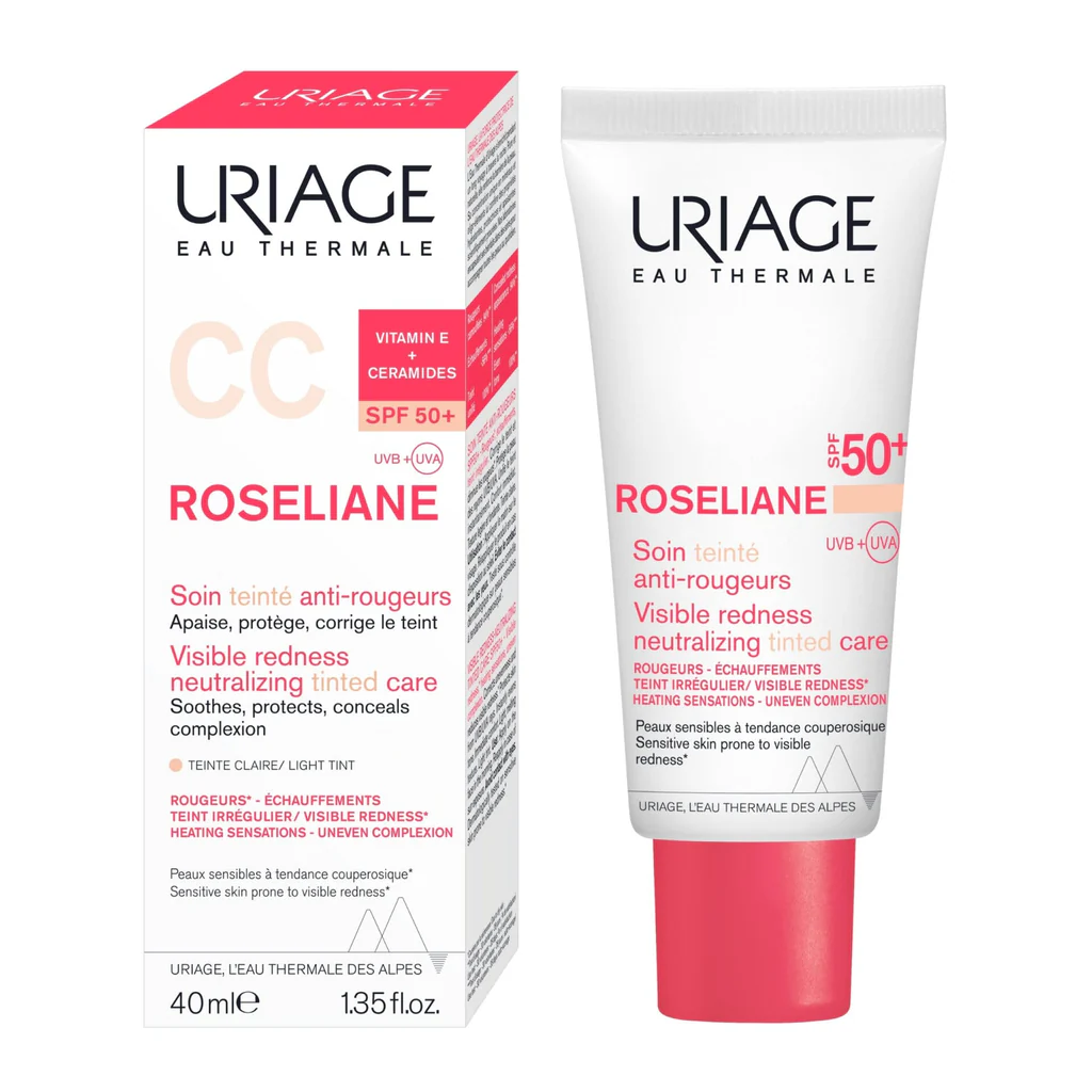 Uriage Roséliane CC Crème Anti-Rougeurs Teinte Claire SPF50+