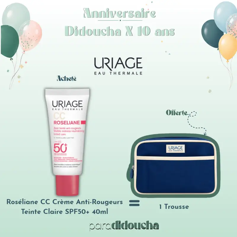 Roséliane CC Crème Anti-Rougeurs Teinte Claire SPF50+ 40ml