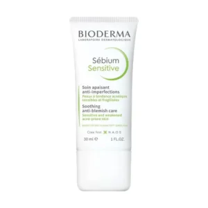 Bioderma Sébium Sensitive Soin 30ml + Gel Moussant Actif 45ml OFFERT – Image 2