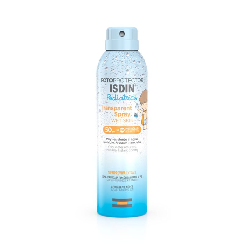 ISDIN Fotoprotector Transparent Spray Wet Skin Pediatrics SPF 50+