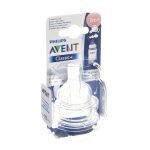 Avent 2 Tétines Anti-Colic 3M+ (Débit Variable)