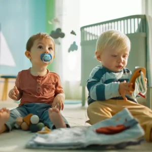 Avent Sucettes Orthodoniques 6-18M Garçon Papa/Boat SCF080/03 – Image 4