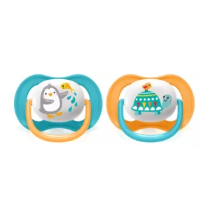 Avent Sucettes Orthodoniques 6-18m Garçon Peng/Turt | SCF080/07 – Image 4