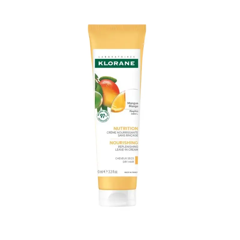 Klorane Crème de Jour Sans Rinçage au Beurre de Mangue 125 ml