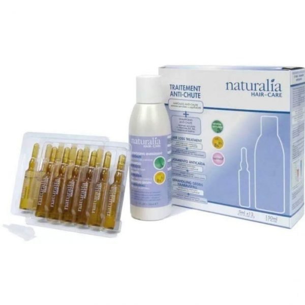 NATURALIA TRAITEMENT ANTI CHUTEB 24 AMPOULES + SHAMPOOING Didoucha