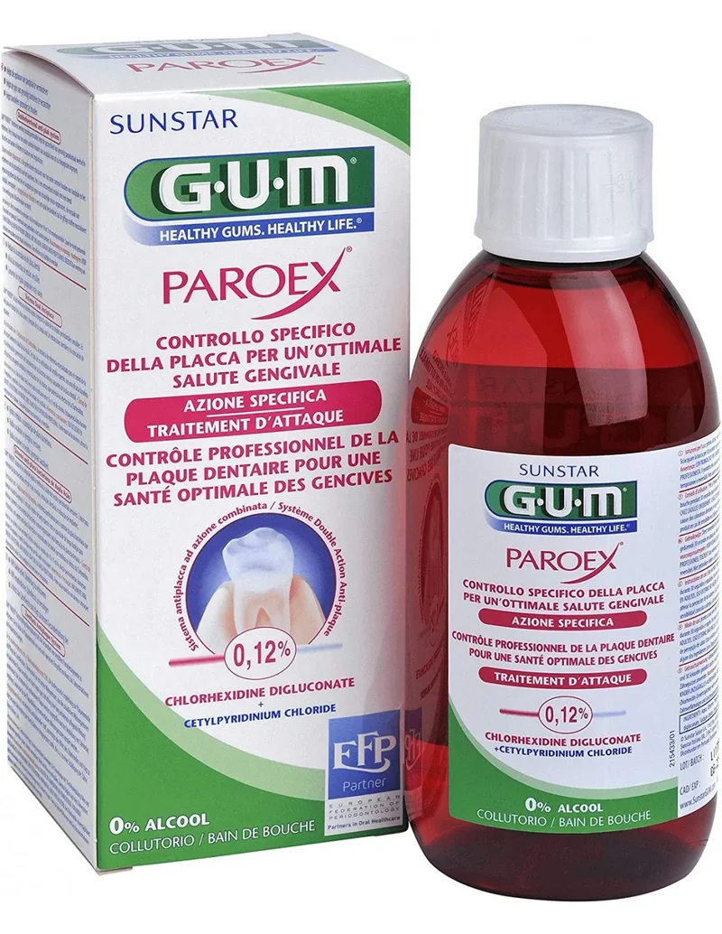 GUM BAIN DE BOUCHE PAROEX 300ML BAIN DE BOUCHE PAROEX
