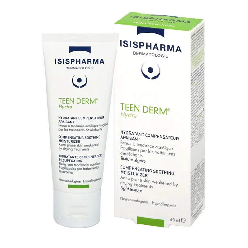Isis Pharma TEEN DERM Hydra Hydratant Compensateur Apaisant 40 Ml 