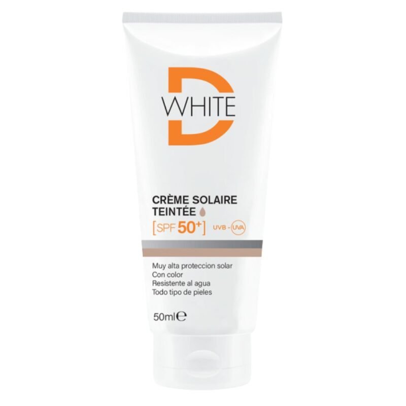 d-white-creme-solaire-teintee-spf50-50ml D-White Crème Solaire Teintée Spf50