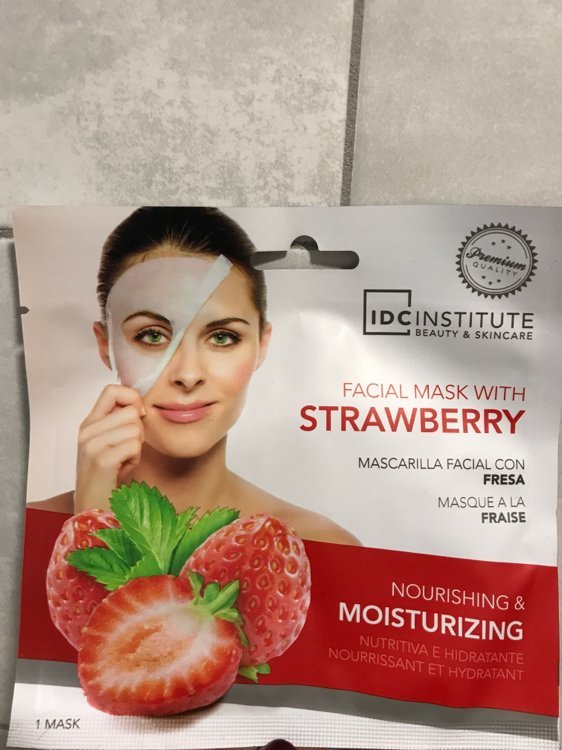 IDC Institute face mask with Strawberry