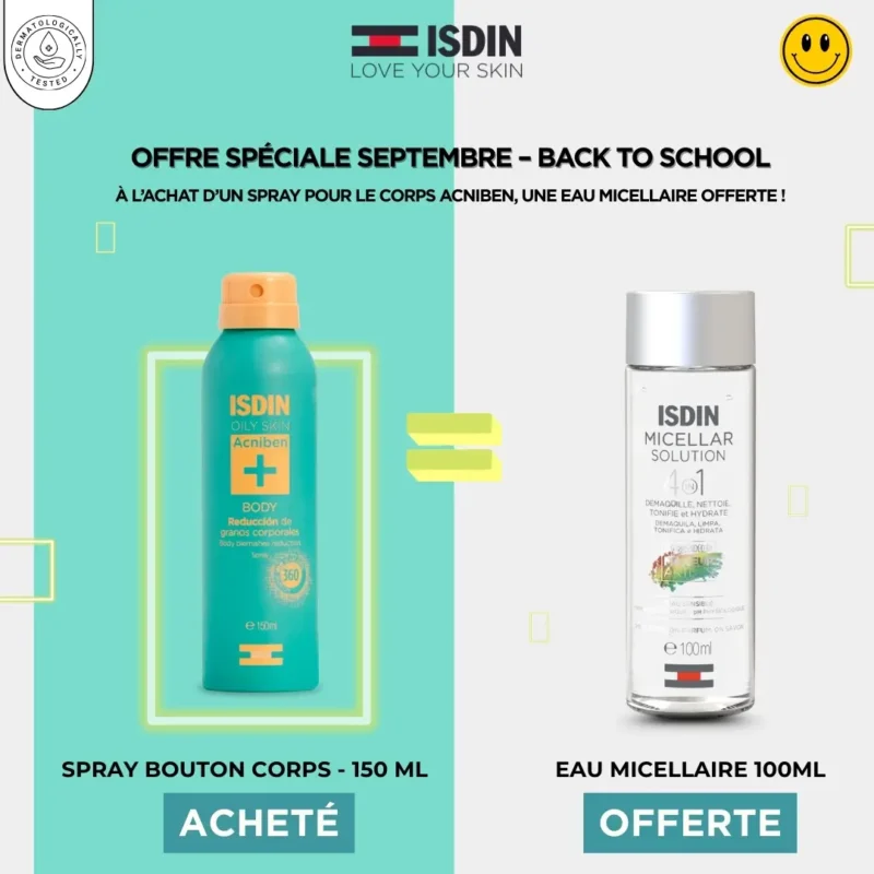 ISDIN ACNIBEN+ SPRAY BOUTONS DU CORPS 150ML