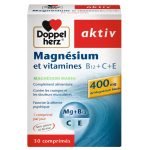 Doppelherz Aktiv Magnesium et Vitamines B12+C+E | 30 Comprimés