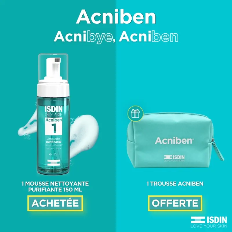 ISDIN Acniben Mousse Nettoyante Purifiante 150ml