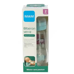 MAM Biberon en verre 260 ml - 2M+ – Image 2