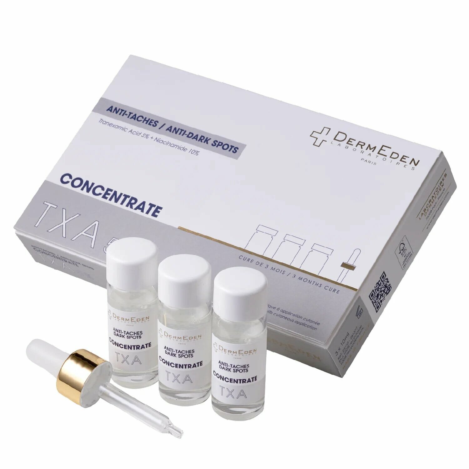 Sérum Glutathione + Collagène Anti-taches - 100ml, FPS 15, éclaircissant, Sans Hydroquinone
