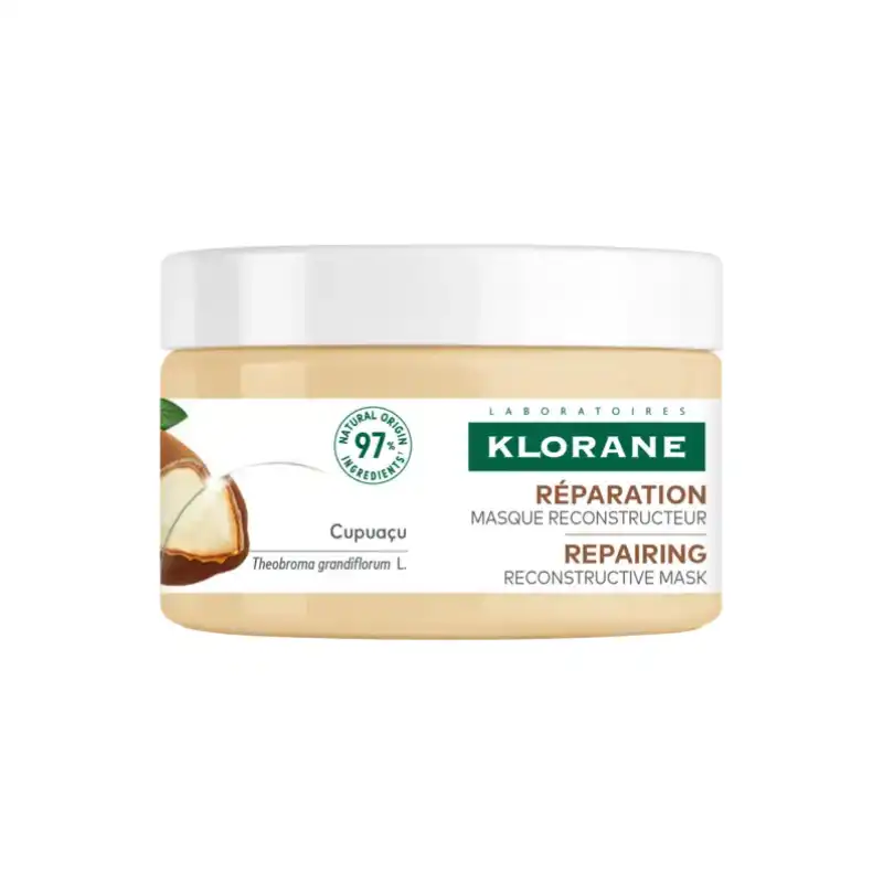 Klorane Masque Réparation 3 en 1 Au Cupuaçu BIO Cheveux Très Secs