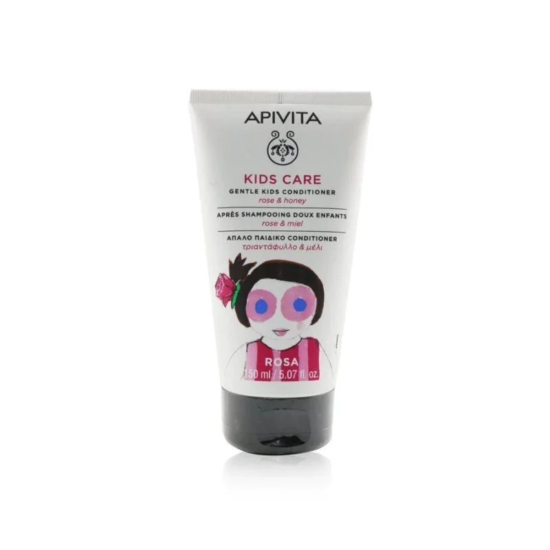 Apivita-Kids-Care-Apres-Shampoing-Doux-Rose-_-Miel-Tube-150-ml-parapharmacie-maroc Apivita Kids