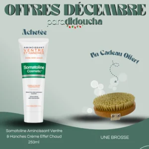 Somatoline Amincissant Ventre & Hanches Crème Effet Chaud 250ml + Cadeau Offert