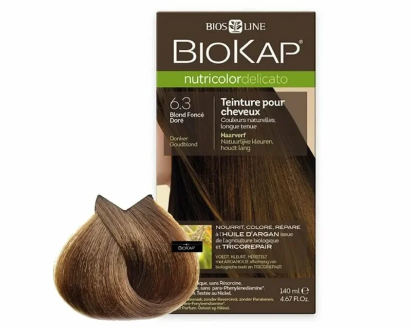 BIOKAP-NUTRICOLOR-DELICATO-6.3-BLOND-FONCE-DORE-NEW Biokap Nutricolor