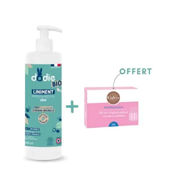 Dodie Liniment Bio 400 ml + Gifrer Sérum phy Offert