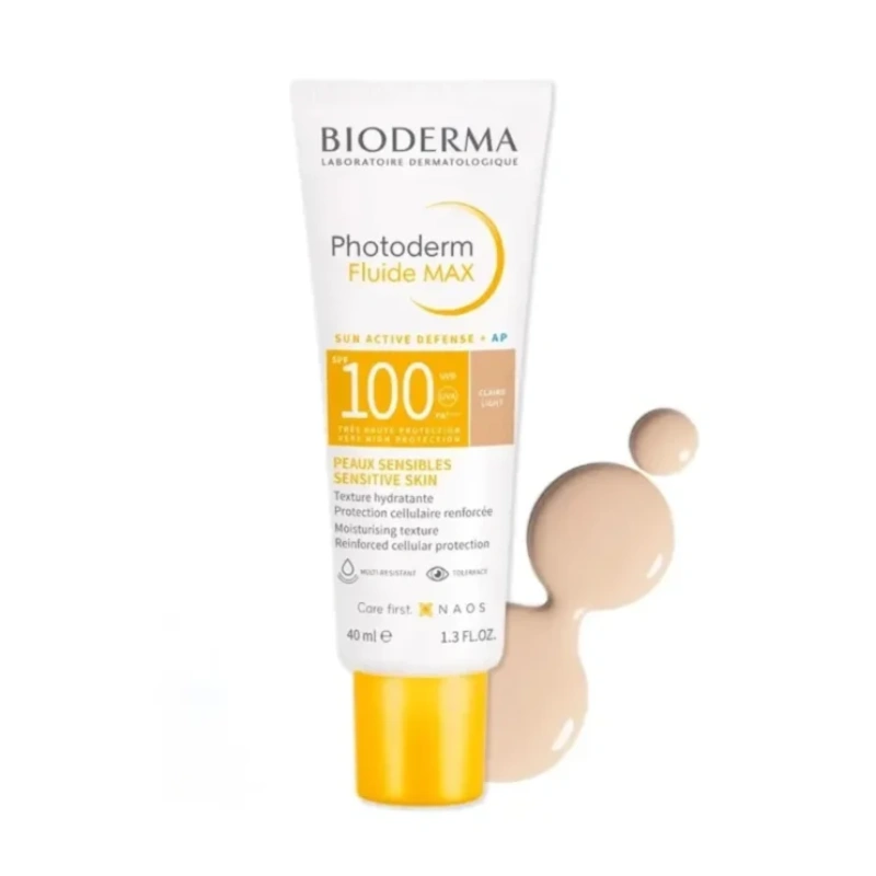 Bioderma Photoderm Fluide Solaire Hydratant Teinté Clair SPF100 - 40ml