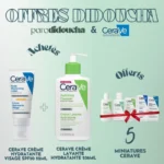 CeraVe Gel Moussant 236ml + CeraVe Crème Hydratante Visage SPF50 52ml + 1 Mini Kit Offert