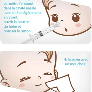L2N Lot de 2 Seringues Bébé pour Lavage Nasal – Image 3