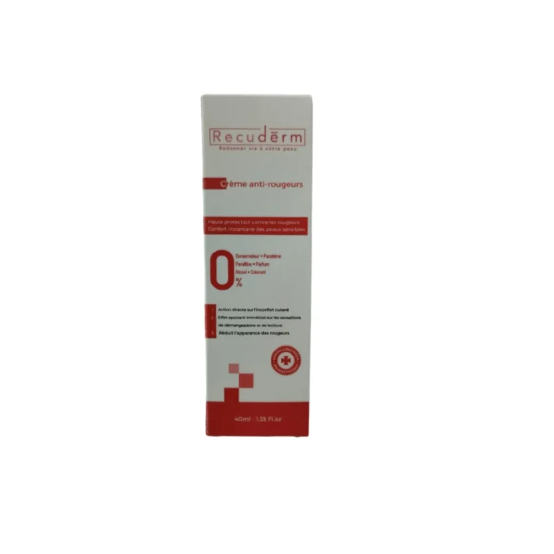 RECUDERM Crème Anti-Rougeurs 40ml