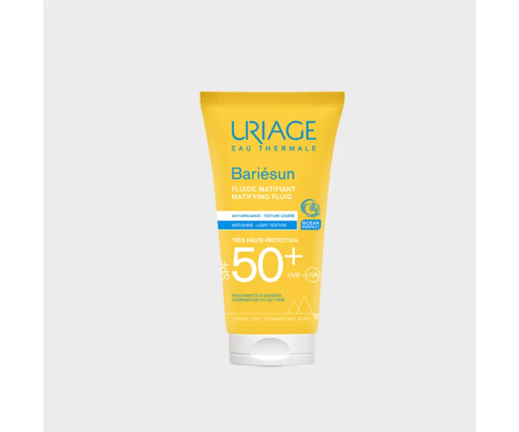 URIAGE BARIESUN Fluide Matifiant Sp50 + Gelée Gommante 50ml Offerte