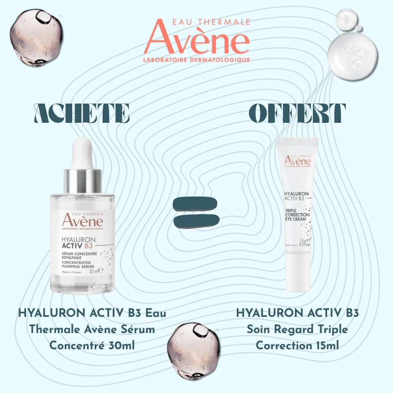 Eau Thermale Avène Sérum Concentré Repulpant HYALURON ACTIV B3 30ml
