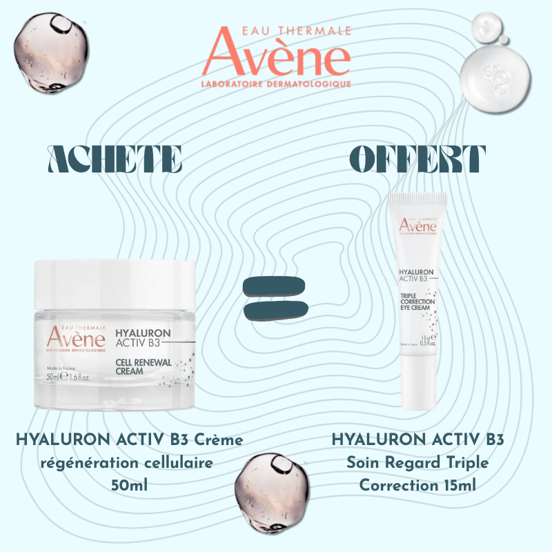 AVENE HYALURON ACTIV B3 CREME REGENERATION CELLULAIRE 50 ML
