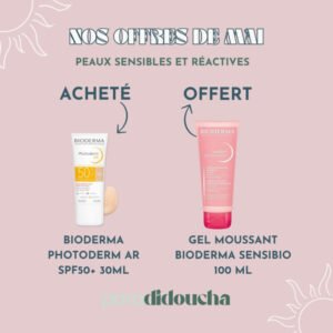 Bioderma Photoderm AR SPF50+ 30ml & Sensibio Gel moussant