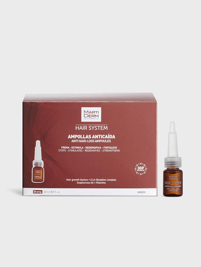 Martiderm Hair System 3GF Ampoules Anti Hair Loss x 28